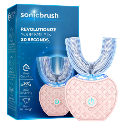 U Shaped Toothbrush Sonic Brush V5